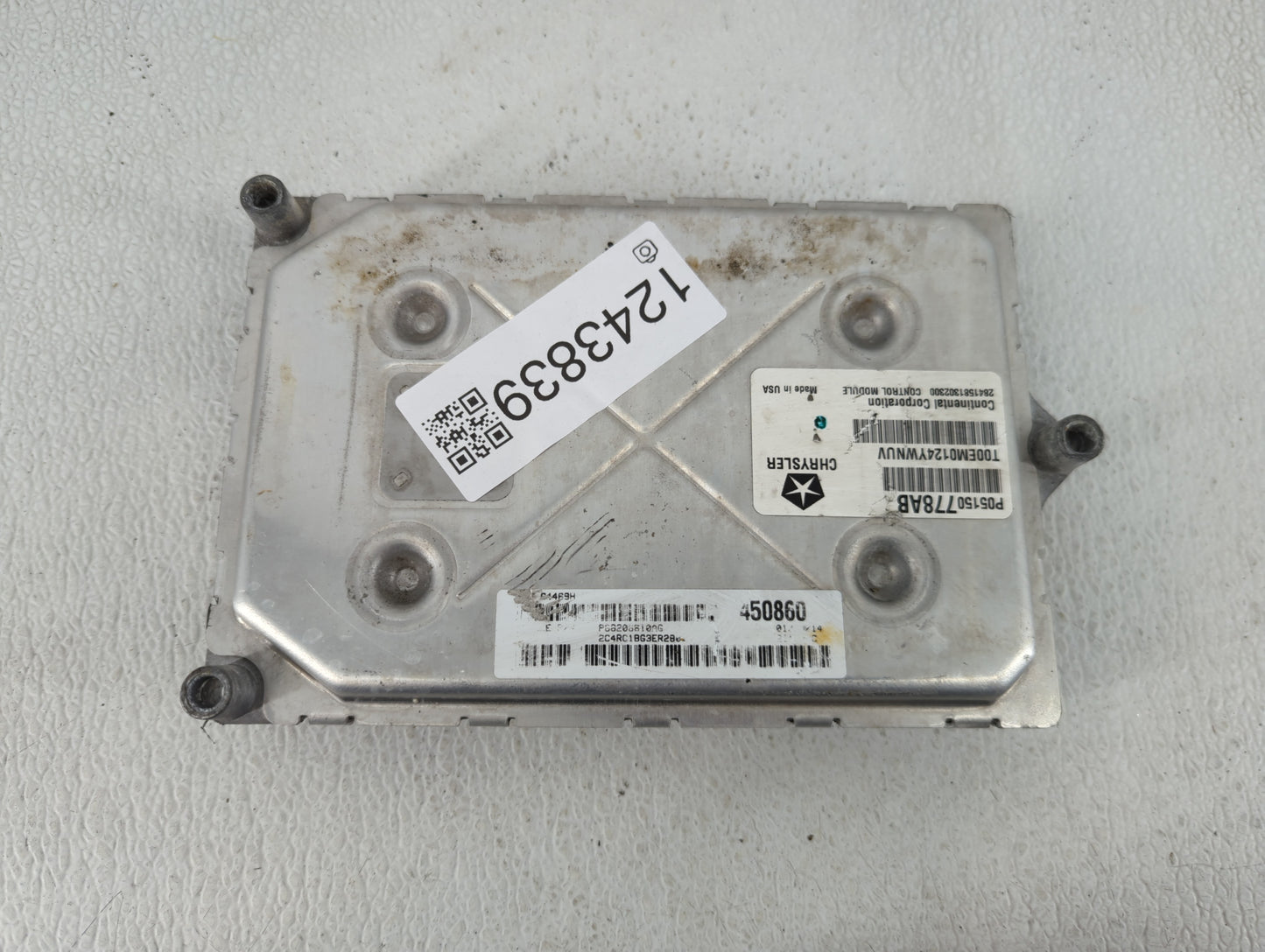 2014 Chrysler Town & Country PCM Engine Control Computer ECU ECM PCU OEM Fits OEM Used Auto Parts - Oemusedautoparts1.com