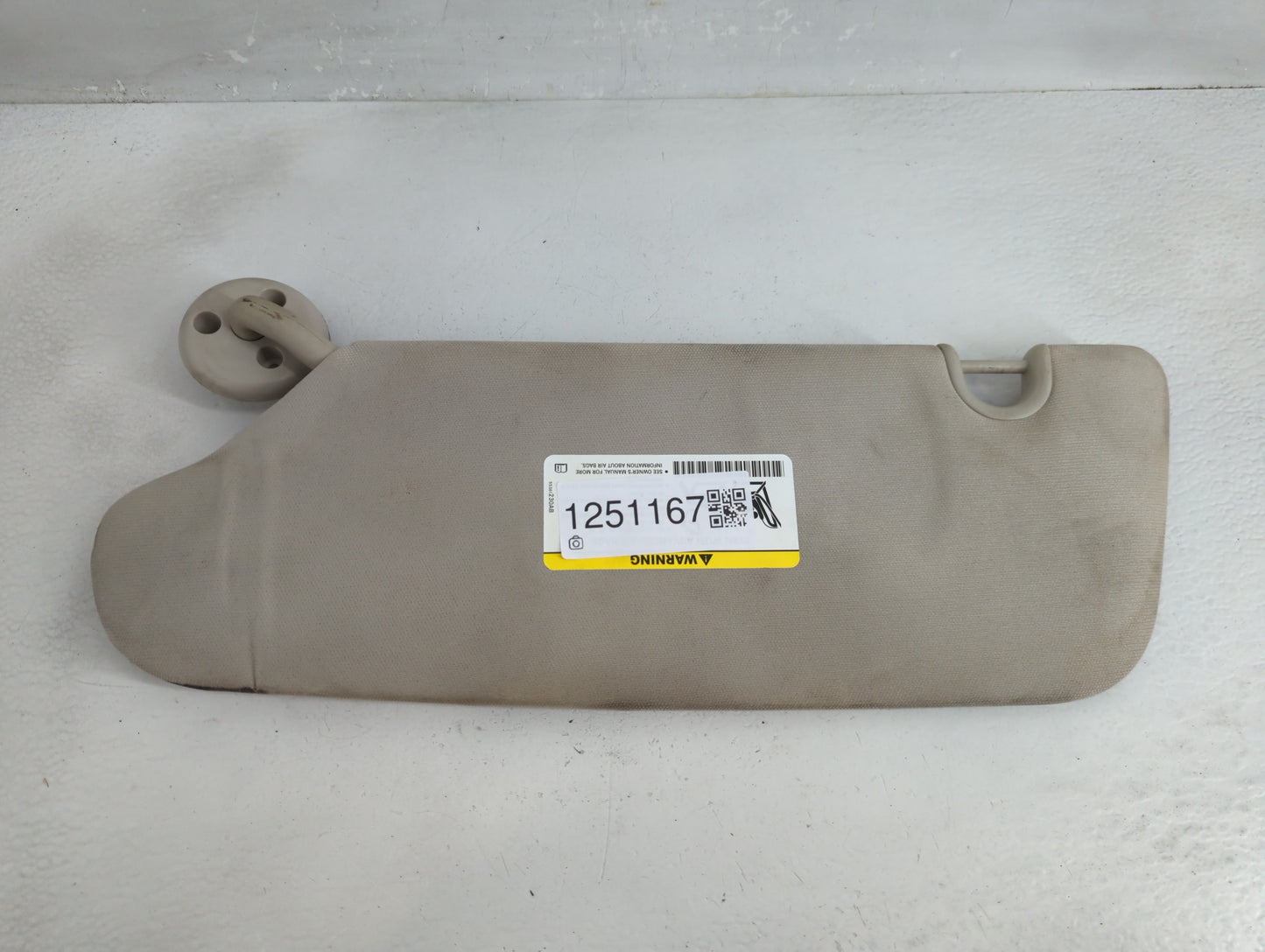 2011-2016 Chrysler Town & Country Sun Visor Shade Replacement Passenger Right Mirror Fits OEM Used Auto Parts - Oemusedautop