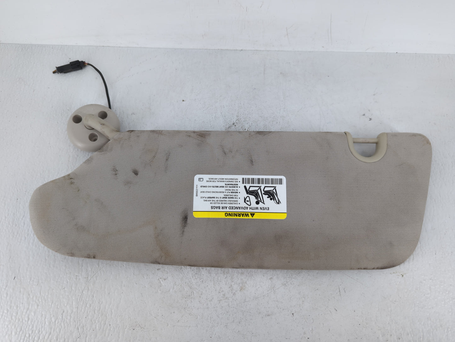 2011-2016 Chrysler Town & Country Sun Visor Shade Replacement Passenger Right Mirror Fits OEM Used Auto Parts - Oemusedautop