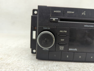 2013-2014 Dodge Avenger Radio AM FM Cd Player Receiver Replacement P/N:P05091197AC Fits Fits 2013 2014 OEM Used Auto Parts