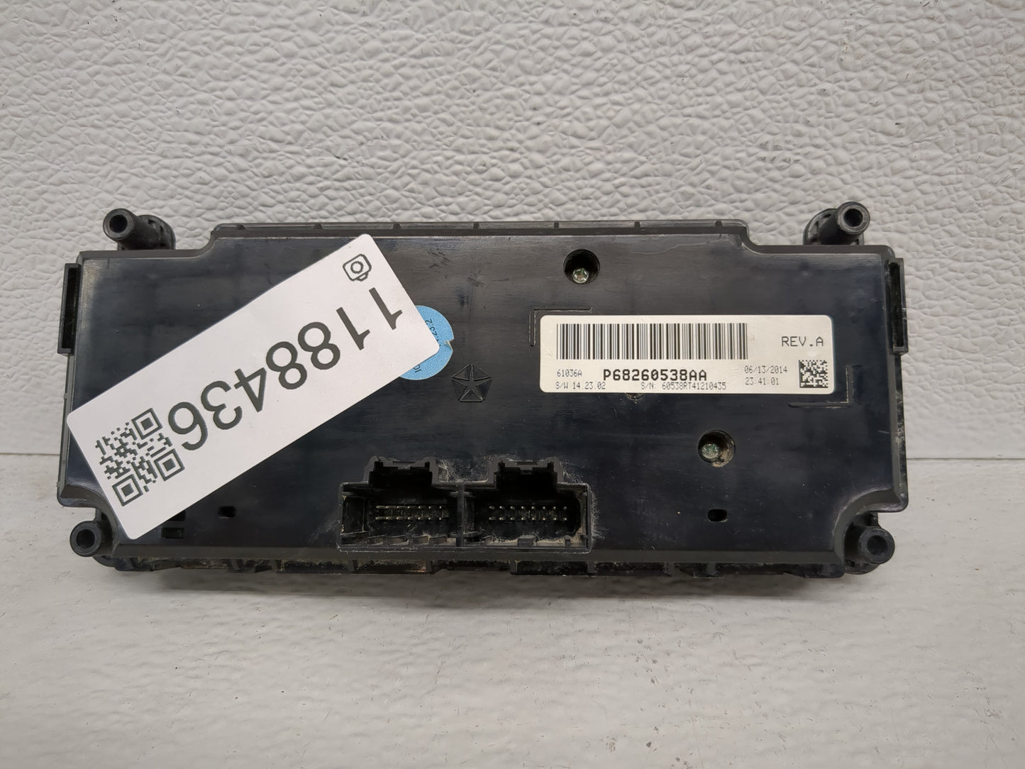 2014 Dodge Caravan Climate Control Module Temperature AC/Heater Replacement Fits Fits 2011 2012 2013 2015 2016 2017 2018 201