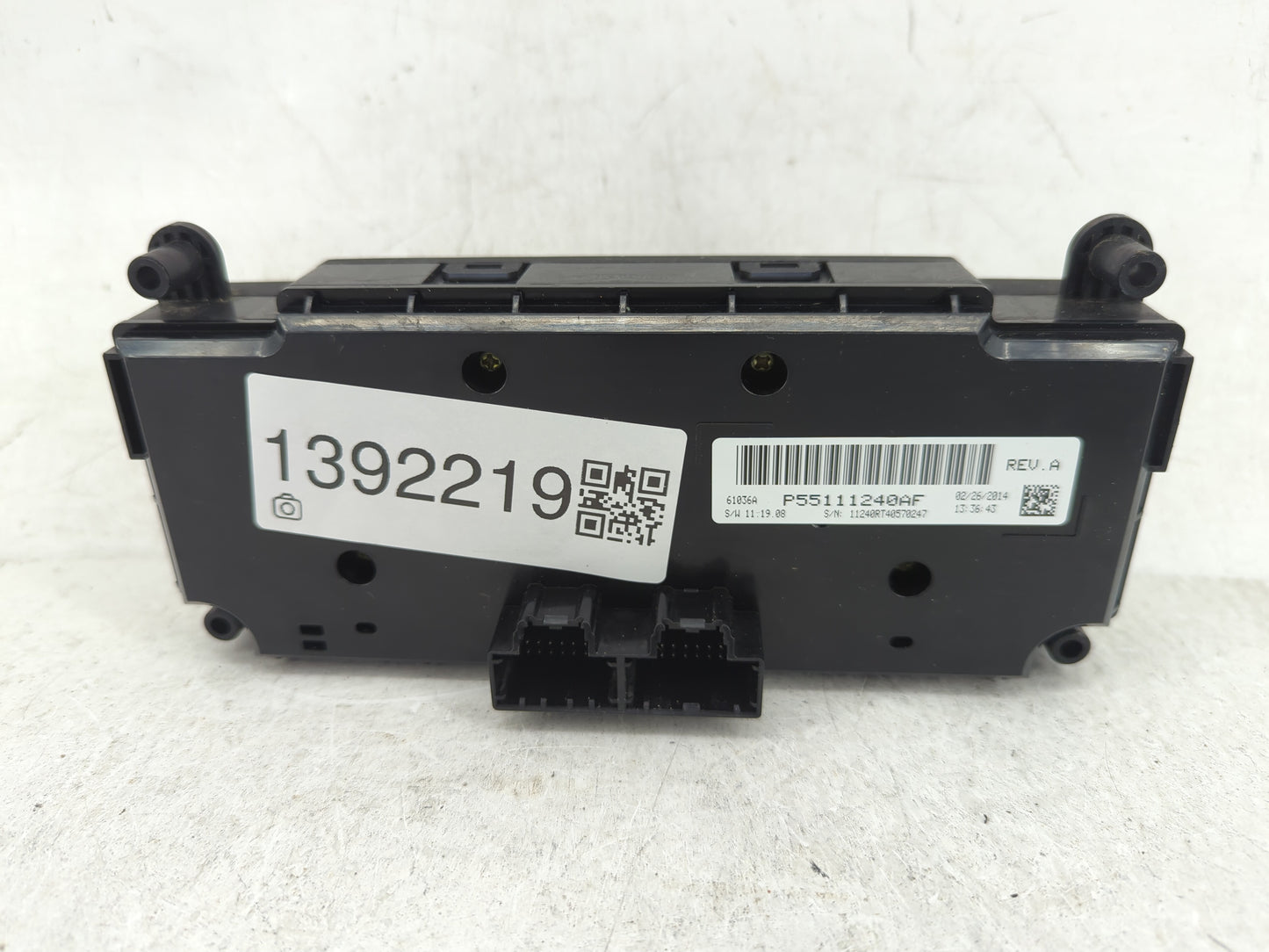2014 Dodge Caravan Climate Control Module Temperature AC/Heater Replacement P/N:55111240AF Fits OEM Used Auto Parts - Oemuse