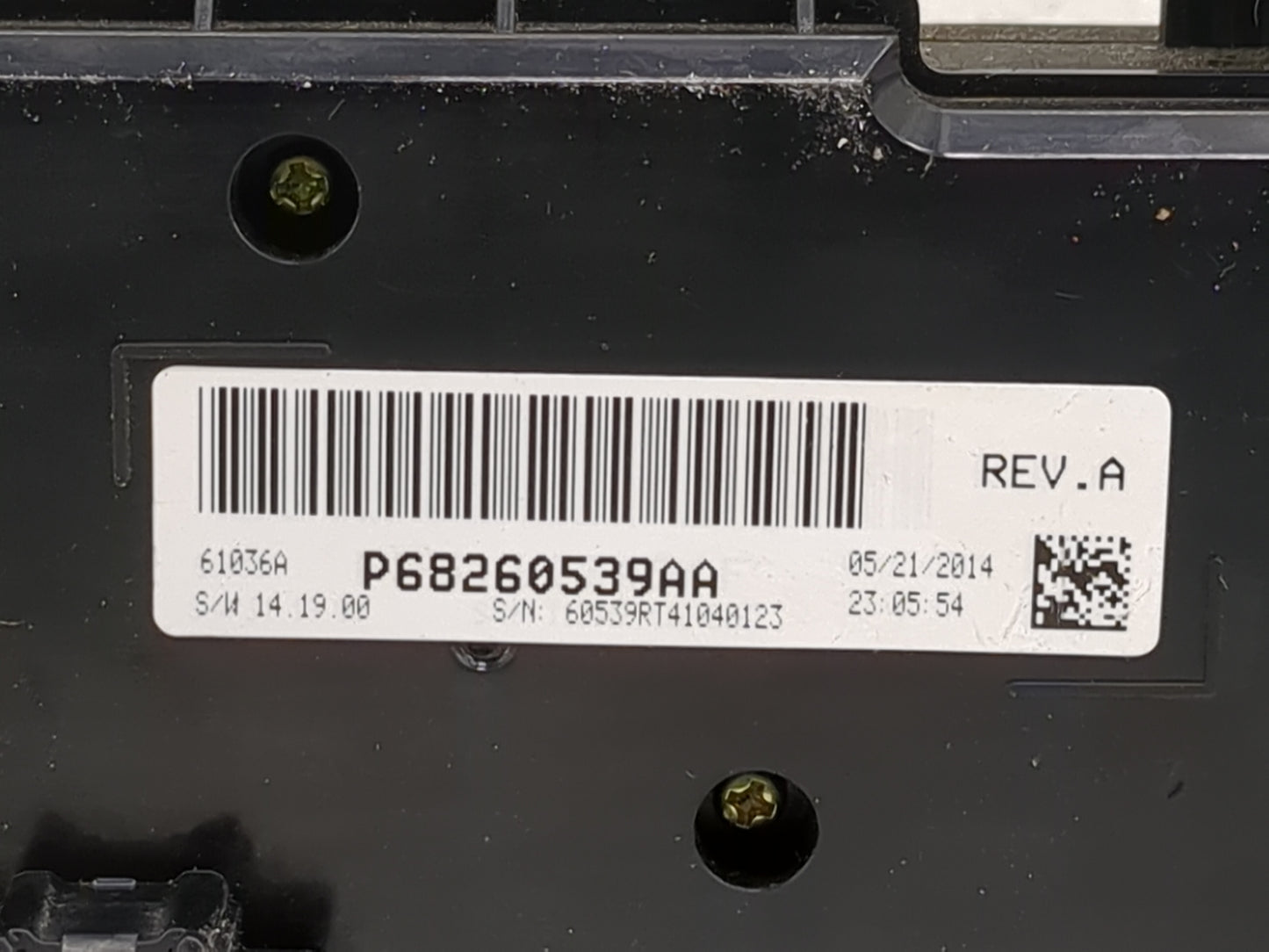 2014 Dodge Caravan Climate Control Module Temperature AC/Heater Replacement P/N:P68260539AA Fits OEM Used Auto Parts - Oemus
