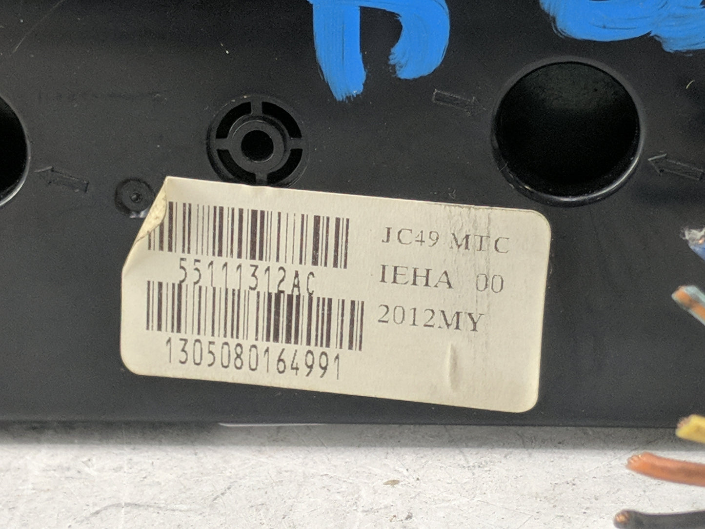 2014 Dodge Caravan Climate Control Module Temperature AC/Heater Replacement P/N:55111312AC JC49 MTC Fits OEM Used Auto Parts
