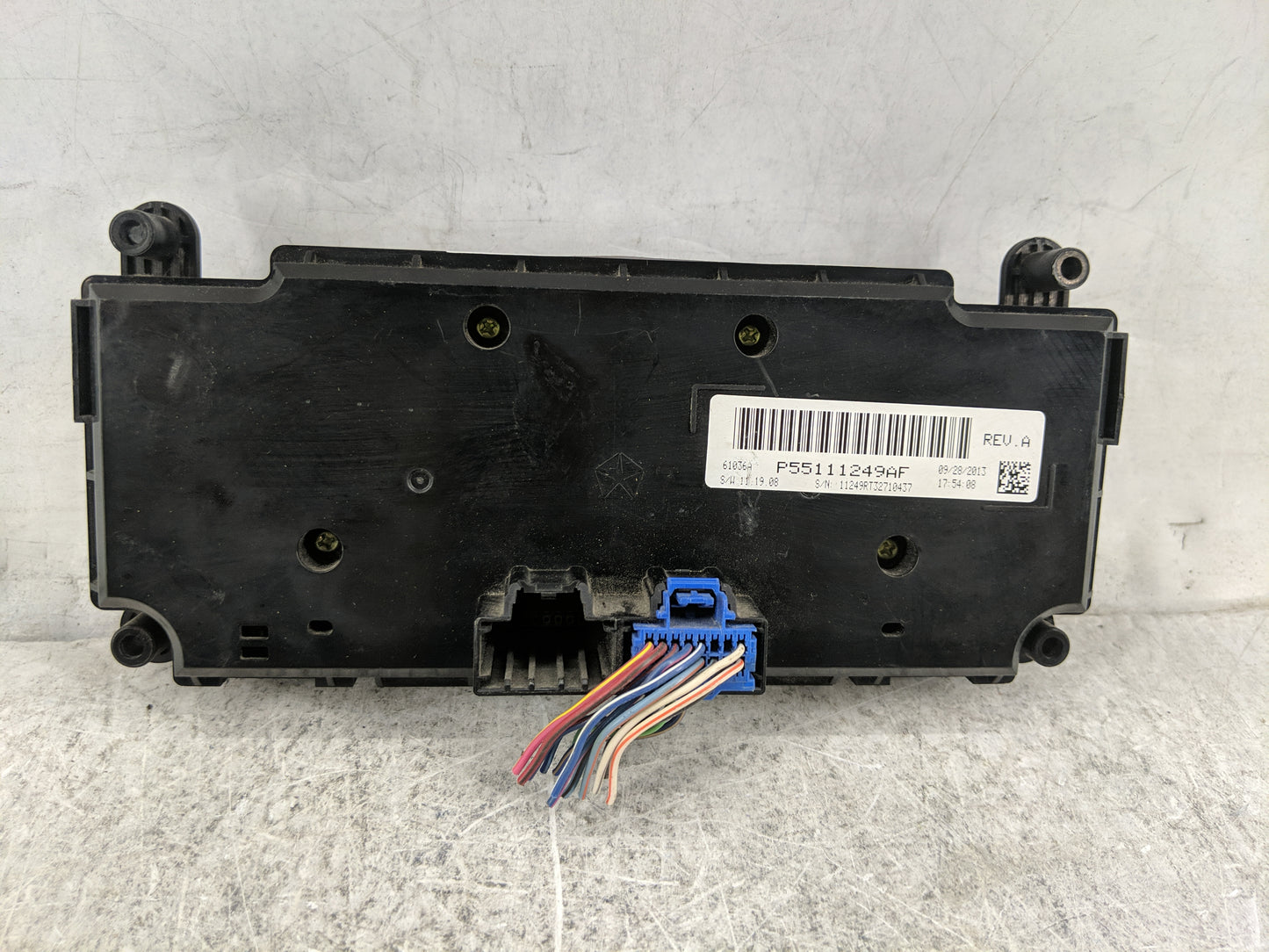 2014 Dodge Caravan Climate Control Module Temperature AC/Heater Replacement P/N:P55111249AF Fits OEM Used Auto Parts - Oemus