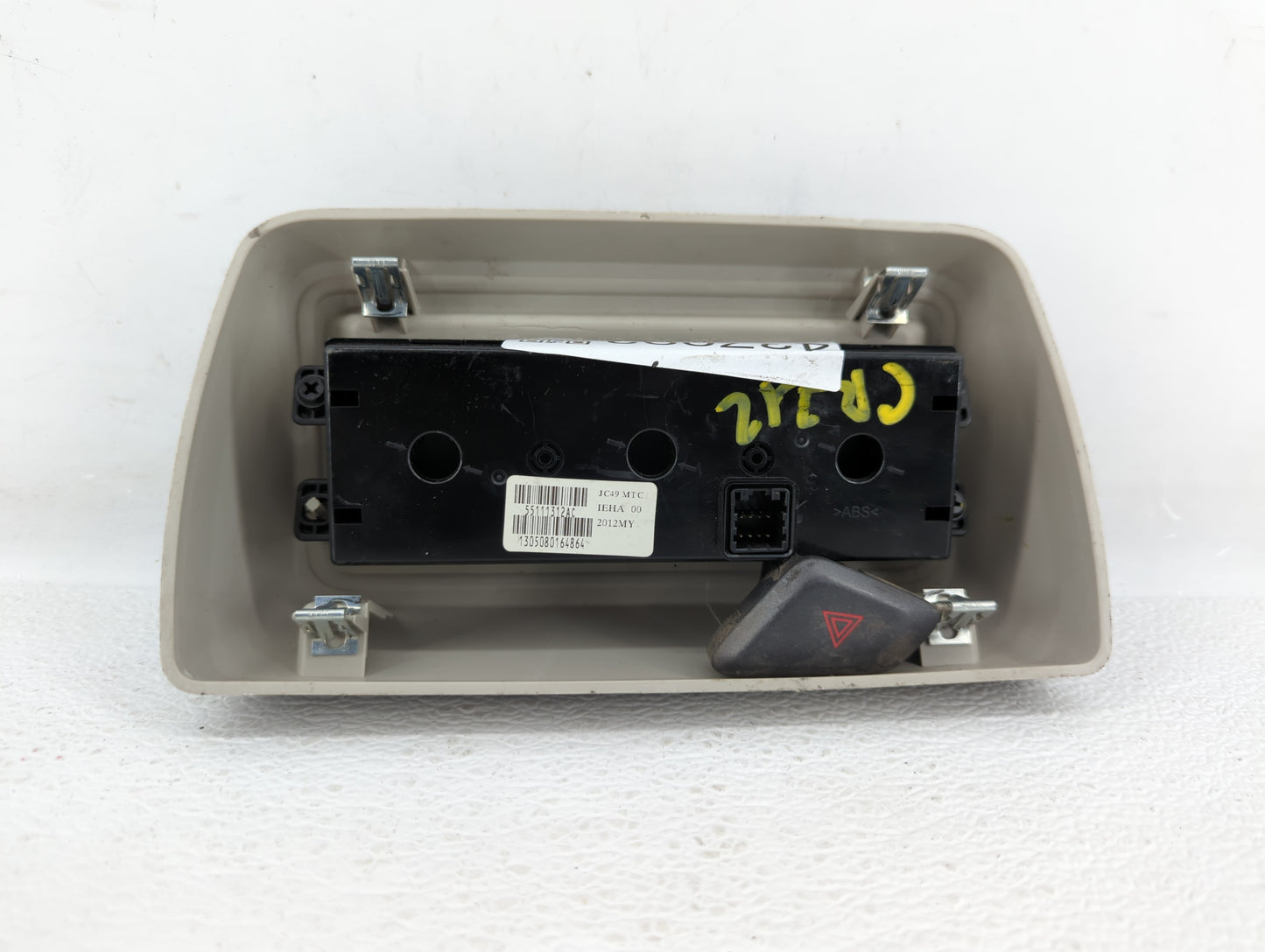 2014 Dodge Caravan Climate Control Module Temperature AC/Heater Replacement P/N:55111312AB 55111312AC Fits OEM Used Auto Par