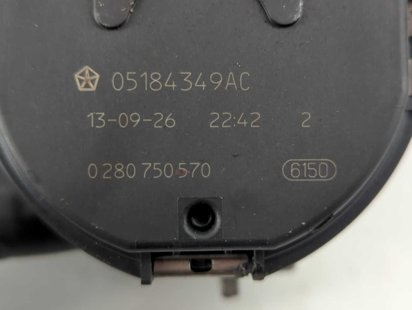 2014 Dodge Caravan Throttle Body P/N:0 280 750 570 05184349AC Fits Fits 2011 2012 2013 2015 2016 2017 2018 2019 2020 2021 20