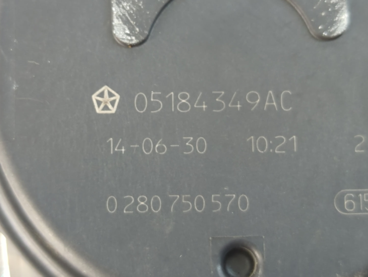 2014 Dodge Caravan Throttle Body P/N:0 280 750 570 05184349AC Fits Fits 2011 2012 2013 2015 2016 2017 2018 2019 2020 2021 20