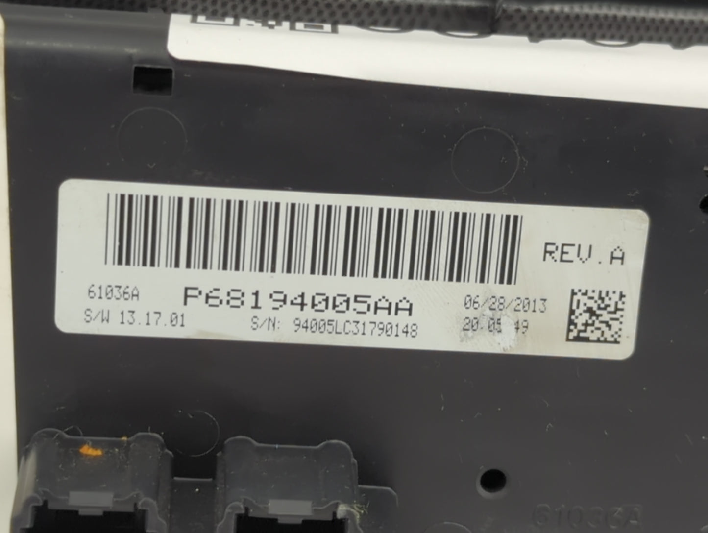 2011-2014 Dodge Challenger Climate Control Module Temperature AC/Heater Replacement P/N:P68194005AA Fits Fits 2011 2012 2013