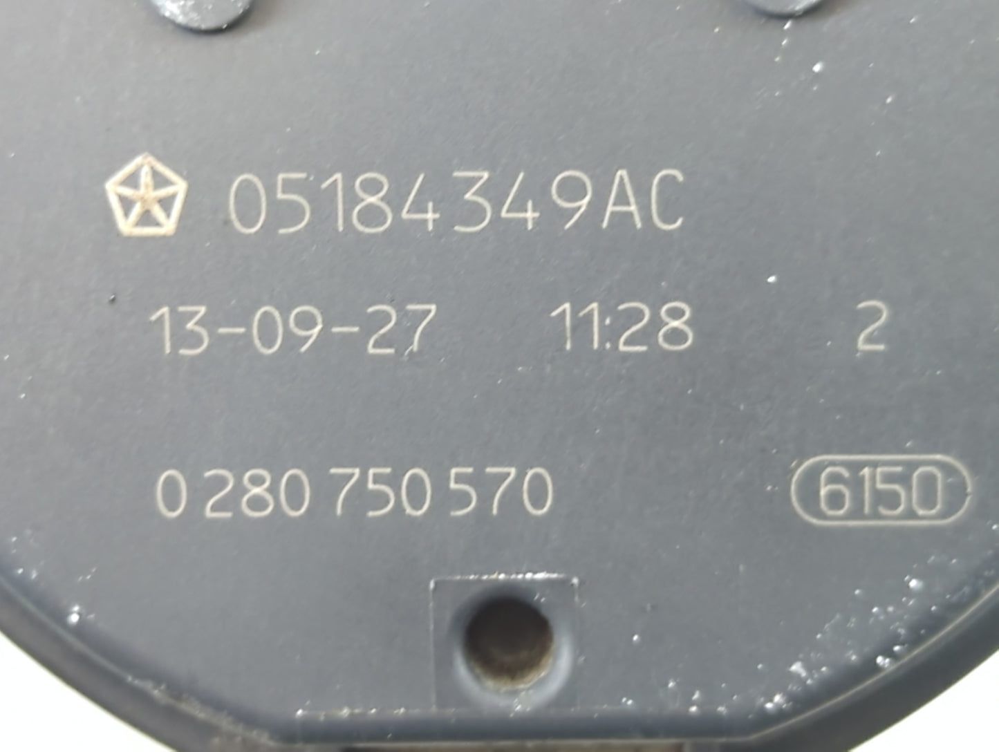 2011-2022 Dodge Challenger Throttle Body P/N:0 280 750 570 05184349AC Fits OEM Used Auto Parts - Oemusedautoparts1.com