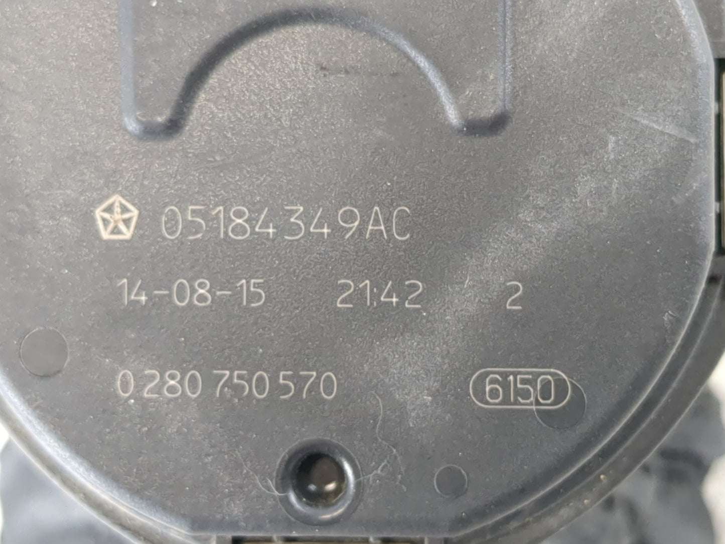 2011-2022 Dodge Charger Throttle Body P/N:05184349AC Fits Fits 2011 2012 2013 2014 2015 2016 2017 2018 2019 2020 2021 2022 O