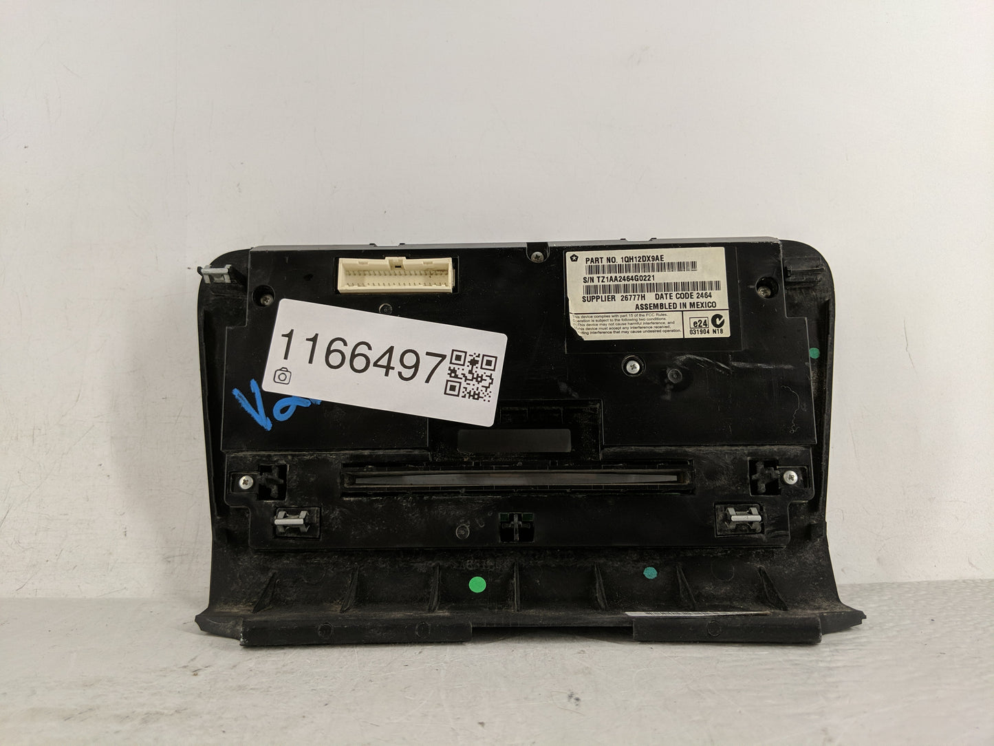 2011-2014 Dodge Charger Climate Control Module Temperature AC/Heater Replacement P/N:1QH12DX9AE Fits Fits 2011 2012 2013 201