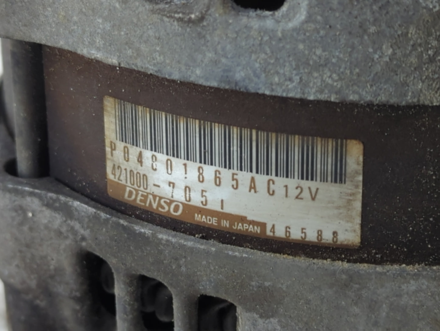 2011-2022 Dodge Charger Alternator Replacement Generator Charging Assembly Engine OEM P/N:P04801865AC 421000-7051 Fits OEM U