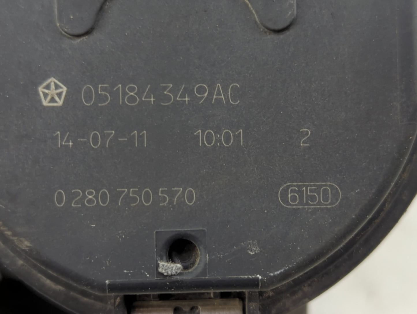 2013-2022 Dodge Charger Throttle Body P/N:05184349AC Fits Fits 2012 2013 2014 2015 2016 2017 2018 2019 2020 2021 2022 OEM Us