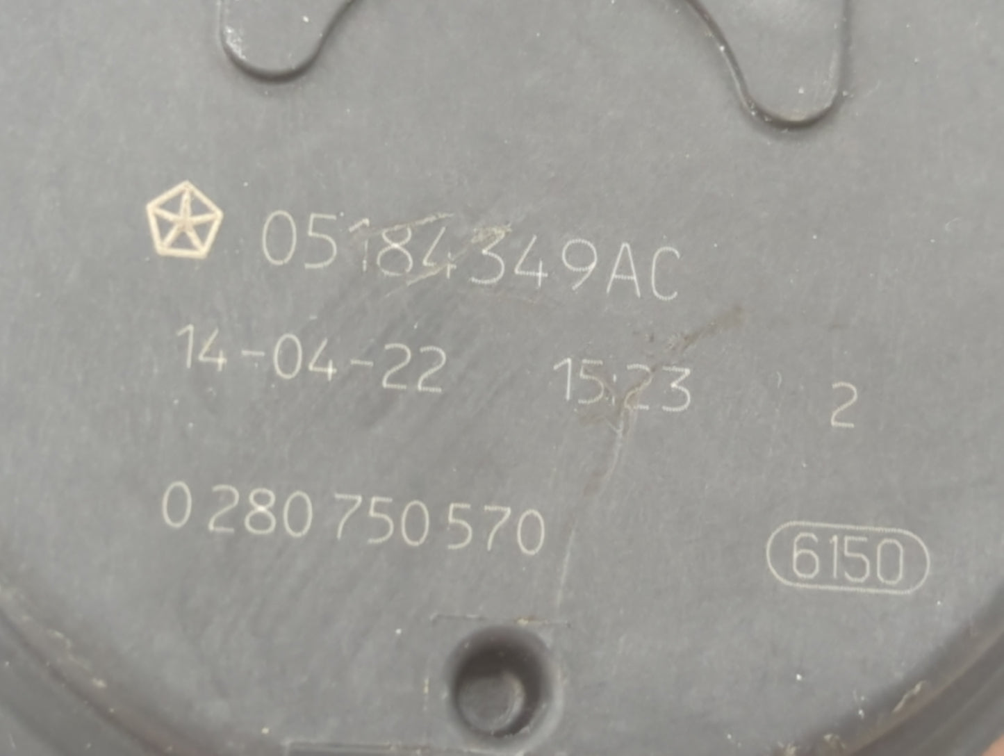 2011-2022 Dodge Charger Throttle Body P/N:0 280 750 570 05184349AC Fits OEM Used Auto Parts - Oemusedautoparts1.com
