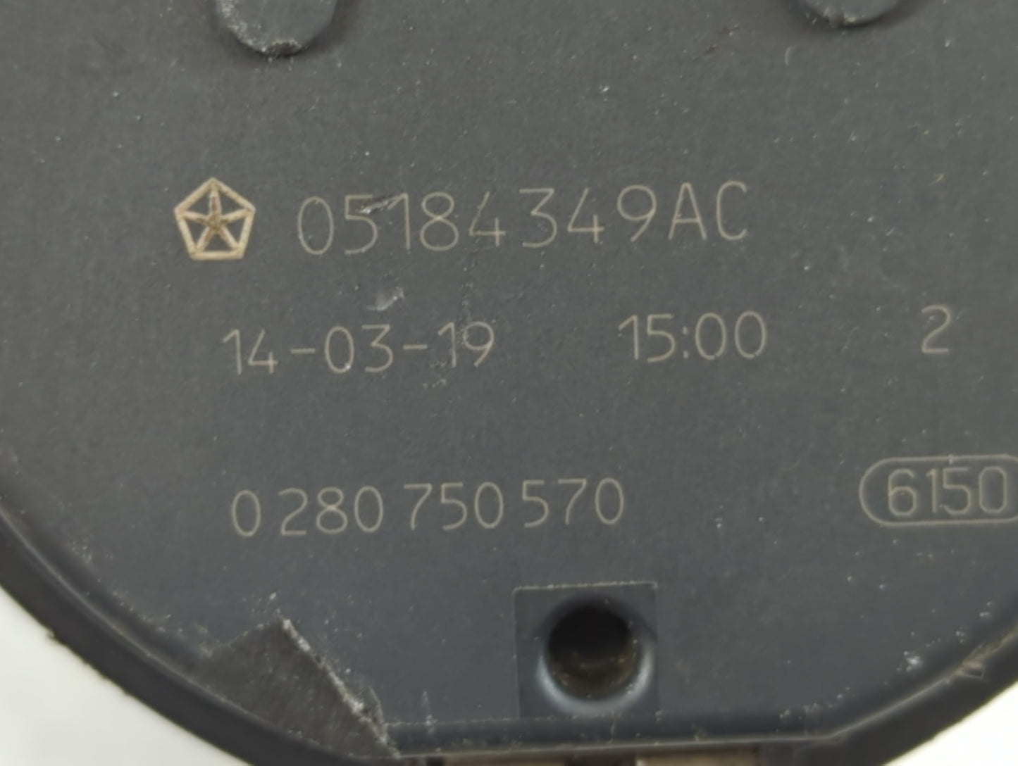 2011-2022 Dodge Charger Throttle Body P/N:0 280 750 570 05184349AC Fits OEM Used Auto Parts - Oemusedautoparts1.com