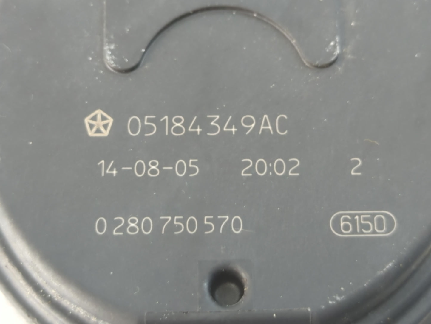2011-2022 Dodge Charger Throttle Body P/N:0 280 750 570 05184349AC Fits OEM Used Auto Parts - Oemusedautoparts1.com