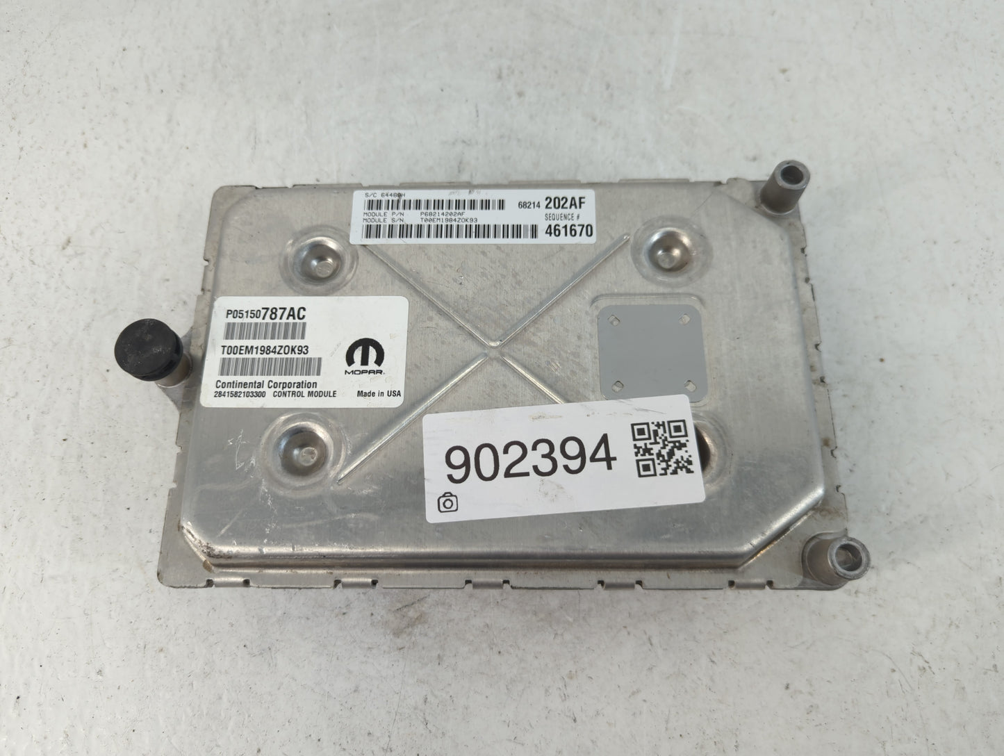 2014 Dodge Charger PCM Engine Control Computer ECU ECM PCU OEM P/N:P05150787AC Fits OEM Used Auto Parts - Oemusedautoparts1.