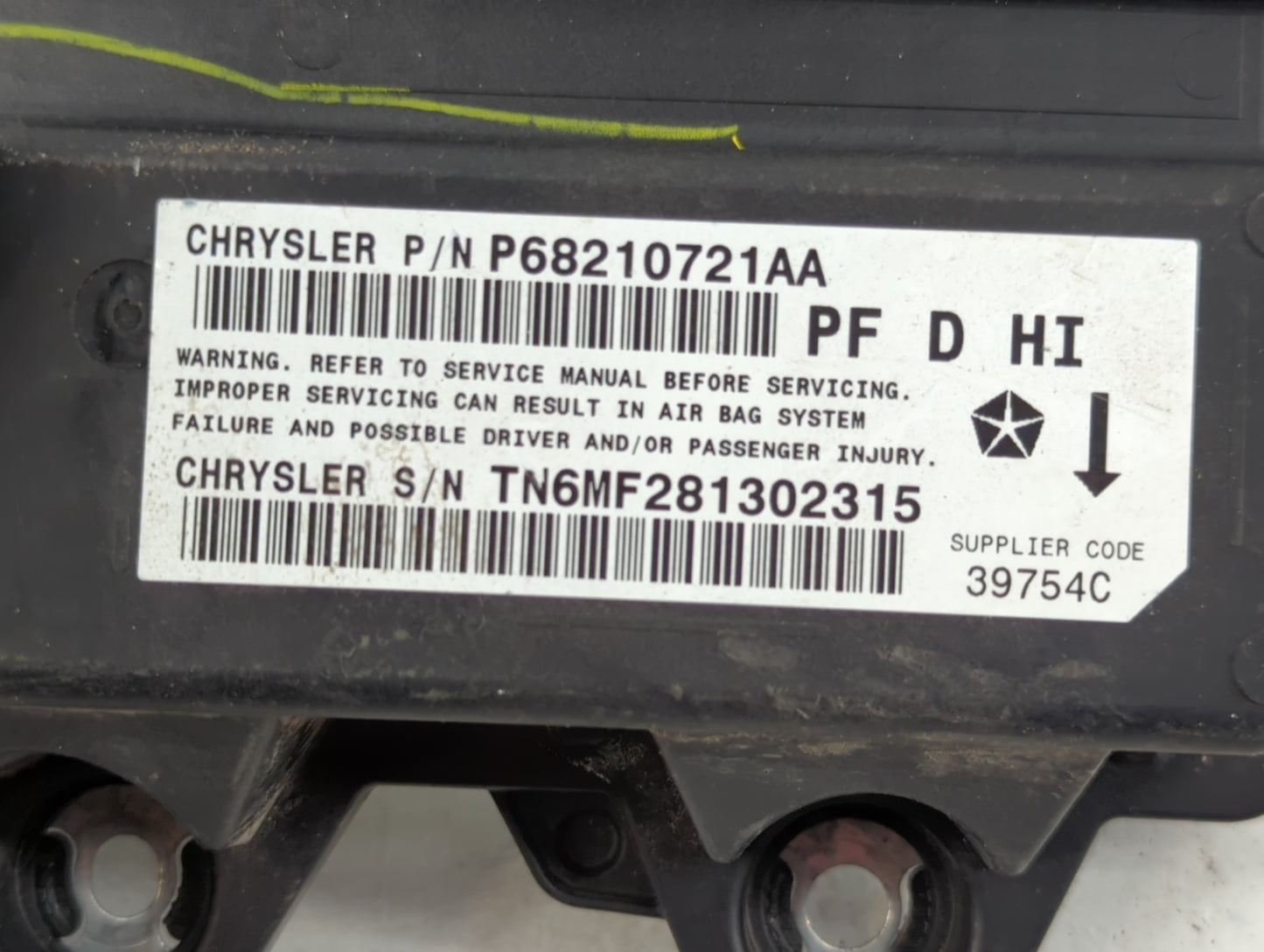 2014-2014 Dodge Dart Chassis Control Module Ccm Bcm Body Control - Oemusedautoparts1.com