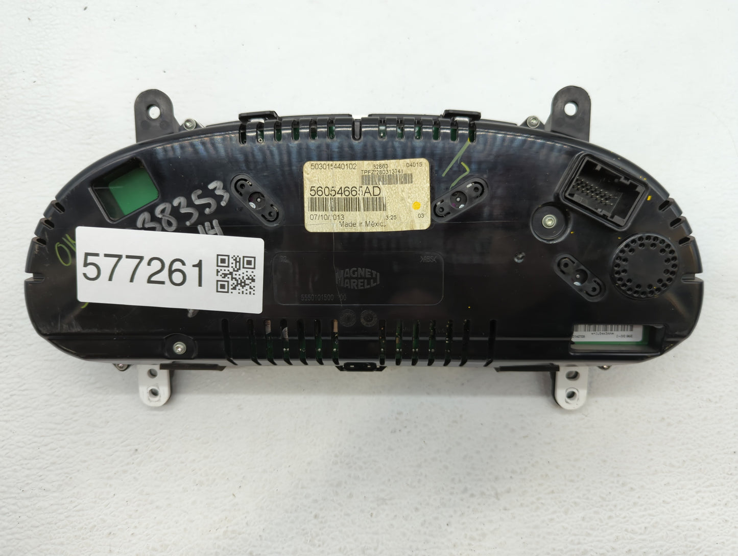 2014 Dodge Dart Instrument Cluster Speedometer Gauges P/N:554016167001 56054665AD Fits OEM Used Auto Parts - Oemusedautopart