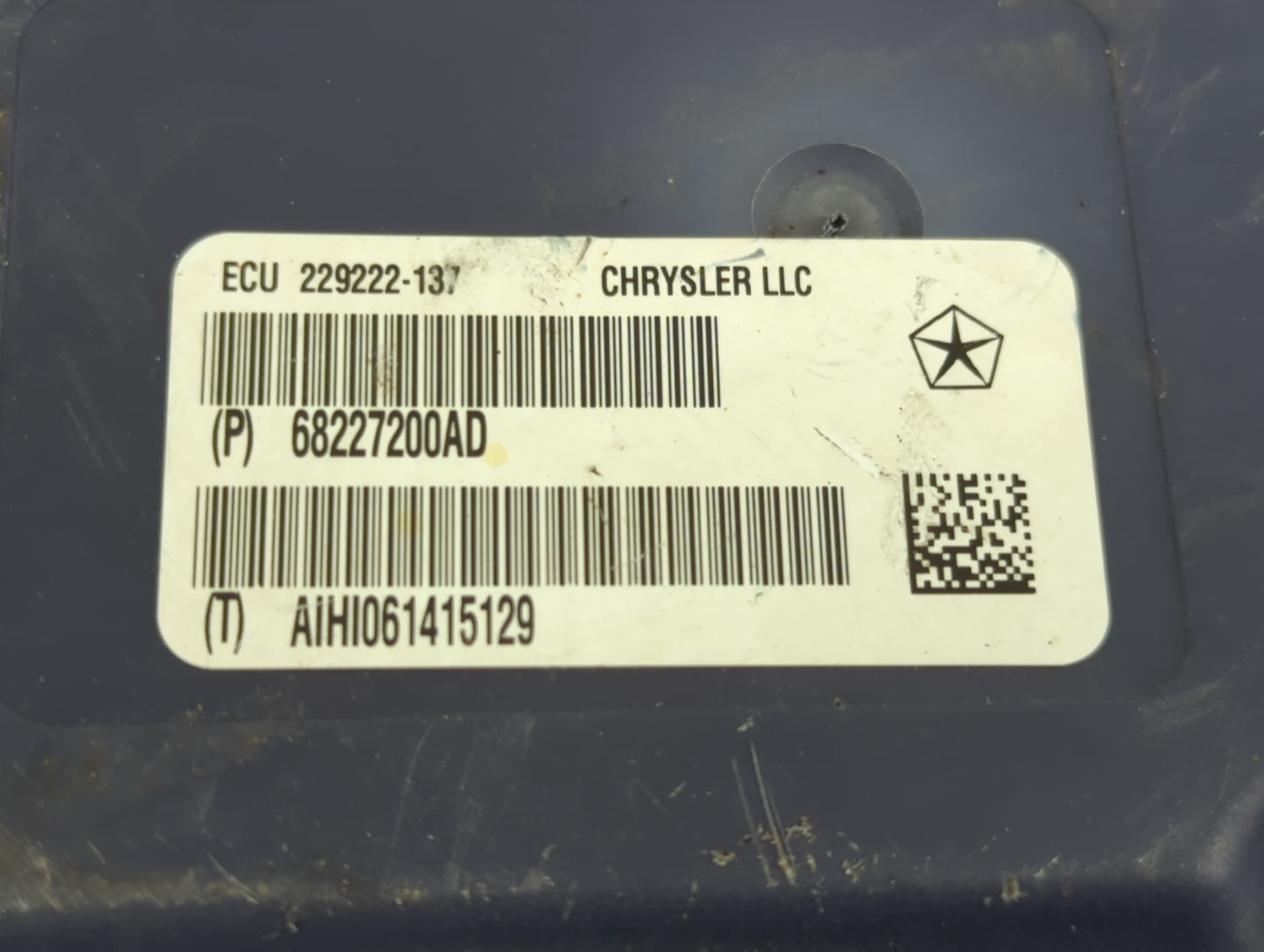 2014-2015 Dodge Durango ABS Pump Control Module Replacement P/N:68227200AD Fits Fits 2014 2015 OEM Used Auto Parts - Oemused