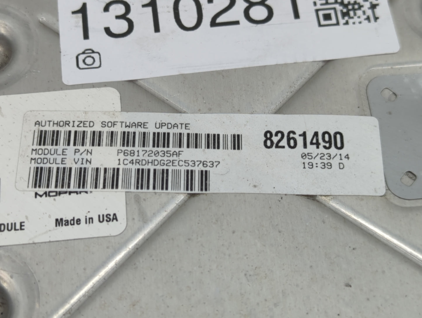 2014 Dodge Durango PCM Engine Control Computer ECU ECM PCU OEM P/N:P05150790AC Fits OEM Used Auto Parts - Oemusedautoparts1.