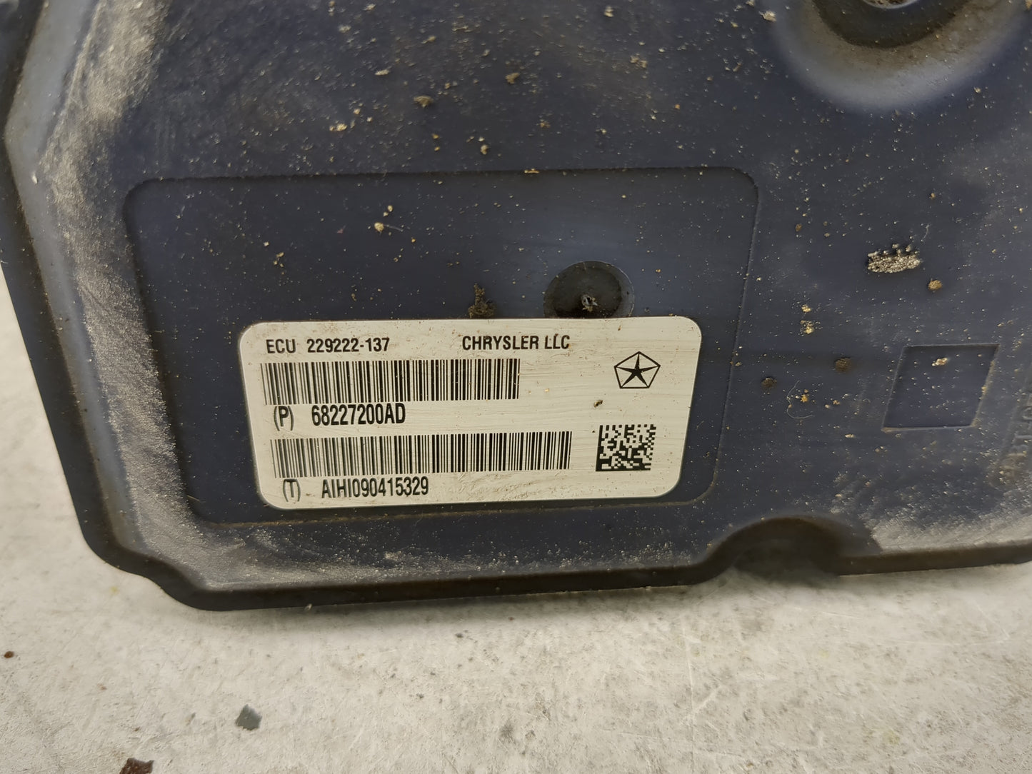 2014-2015 Dodge Durango ABS Pump Control Module Replacement P/N:68227200AD P68227200AD, 229222-137 Fits Fits 2014 2015 OEM U
