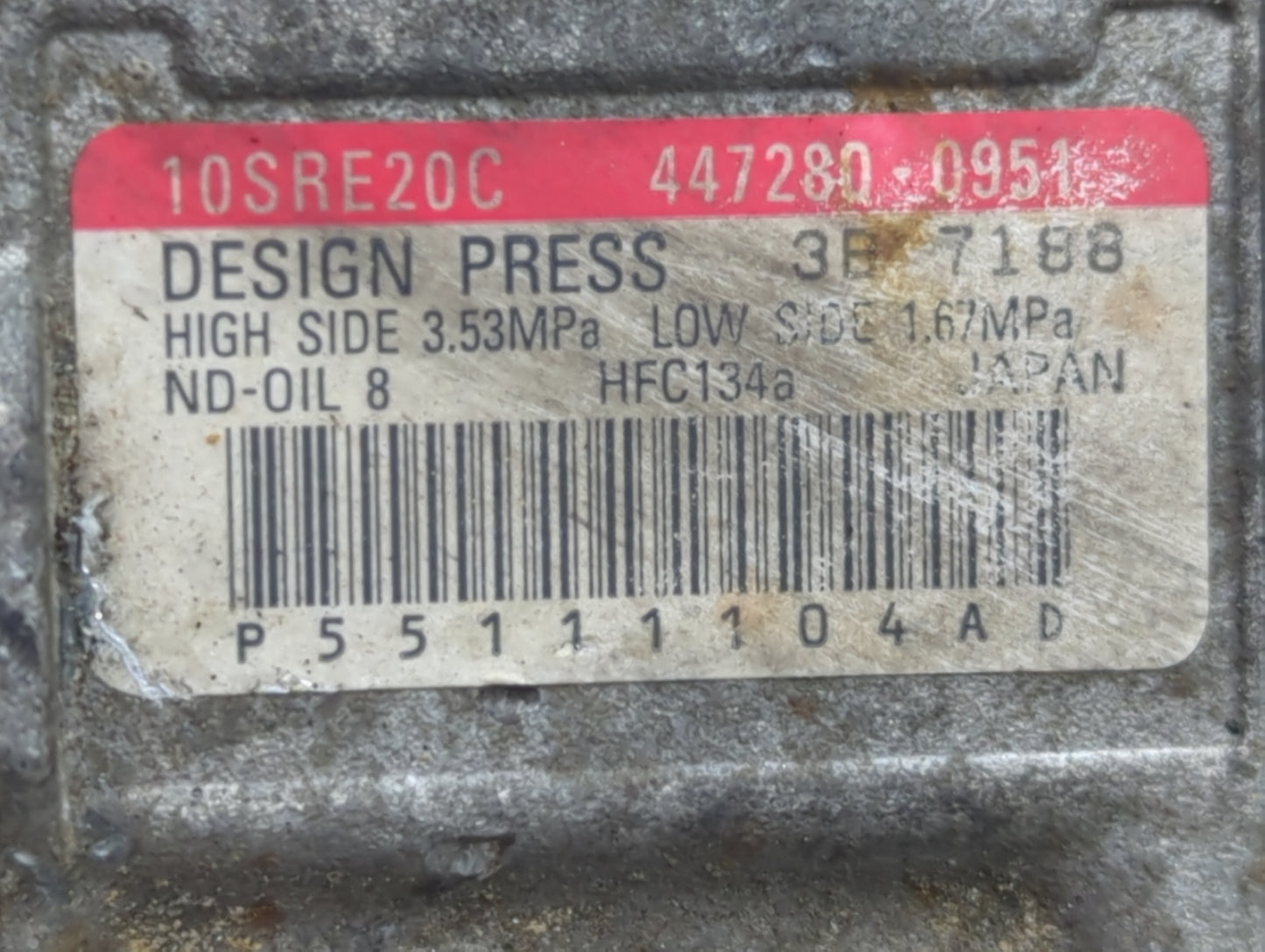 2011-2020 Dodge Grand Caravan Air Conditioning A/c Ac Compressor Oem - Oemusedautoparts1.com