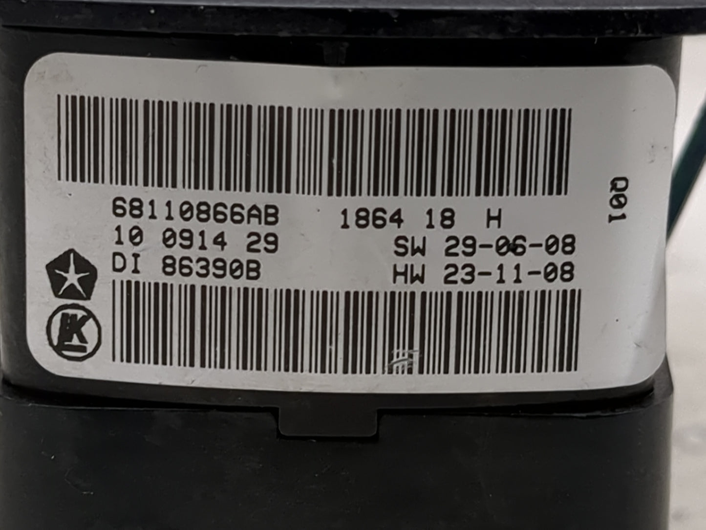 2012-2020 Dodge Grand Caravan Master Power Window Switch Replacement Driver Side Left P/N:68110866AB Fits OEM Used Auto Part