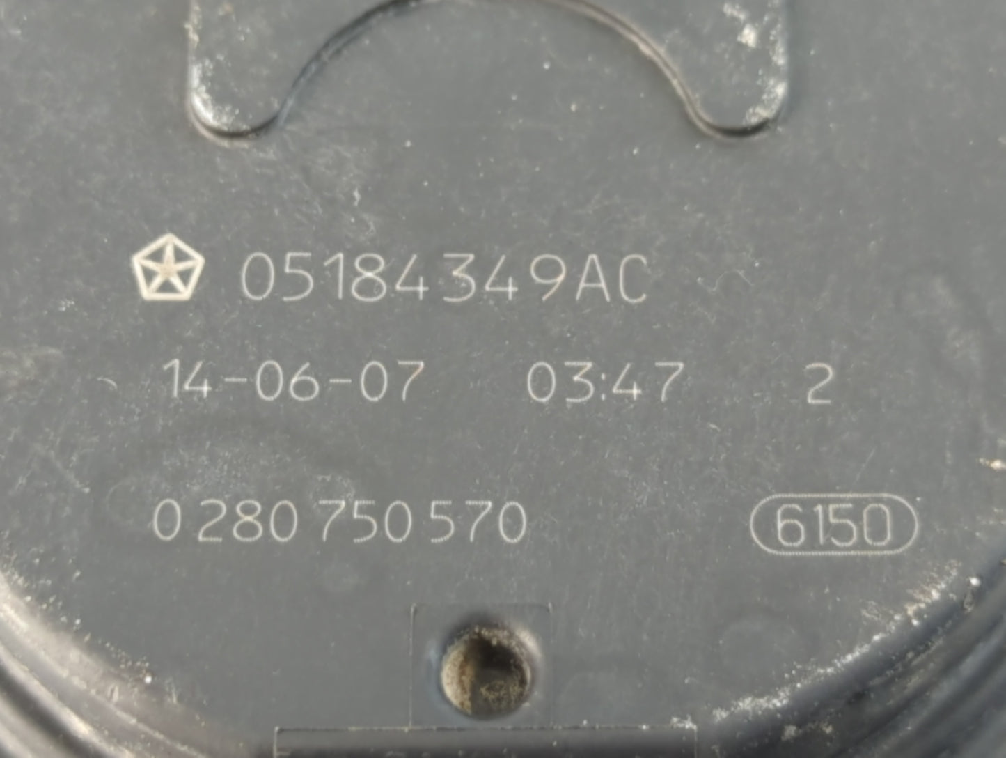 2011-2020 Dodge Grand Caravan Throttle Body P/N:0 280 750 570 05184349AC Fits OEM Used Auto Parts - Oemusedautoparts1.com