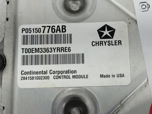 2014 Dodge Journey PCM Engine Control Computer ECU ECM PCU OEM P/N:P05150776AB Fits OEM Used Auto Parts