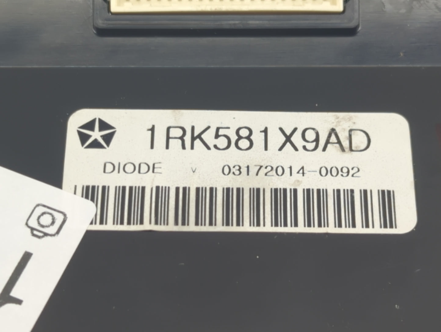 2011-2017 Dodge Journey Climate Control Module Temperature AC/Heater Replacement P/N:1RK581X9AD Fits OEM Used Auto Parts - O