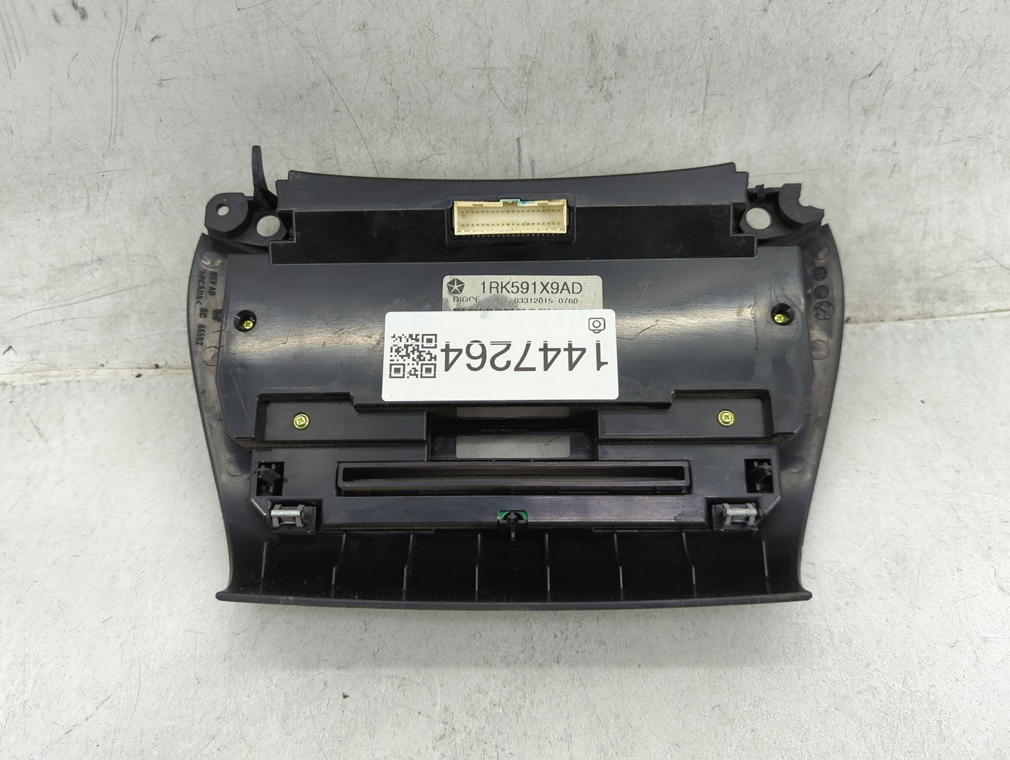 2014 Dodge Journey Climate Control Module Temperature AC/Heater Replacement P/N:1RK591X9AD Fits OEM Used Auto Parts - Oemuse