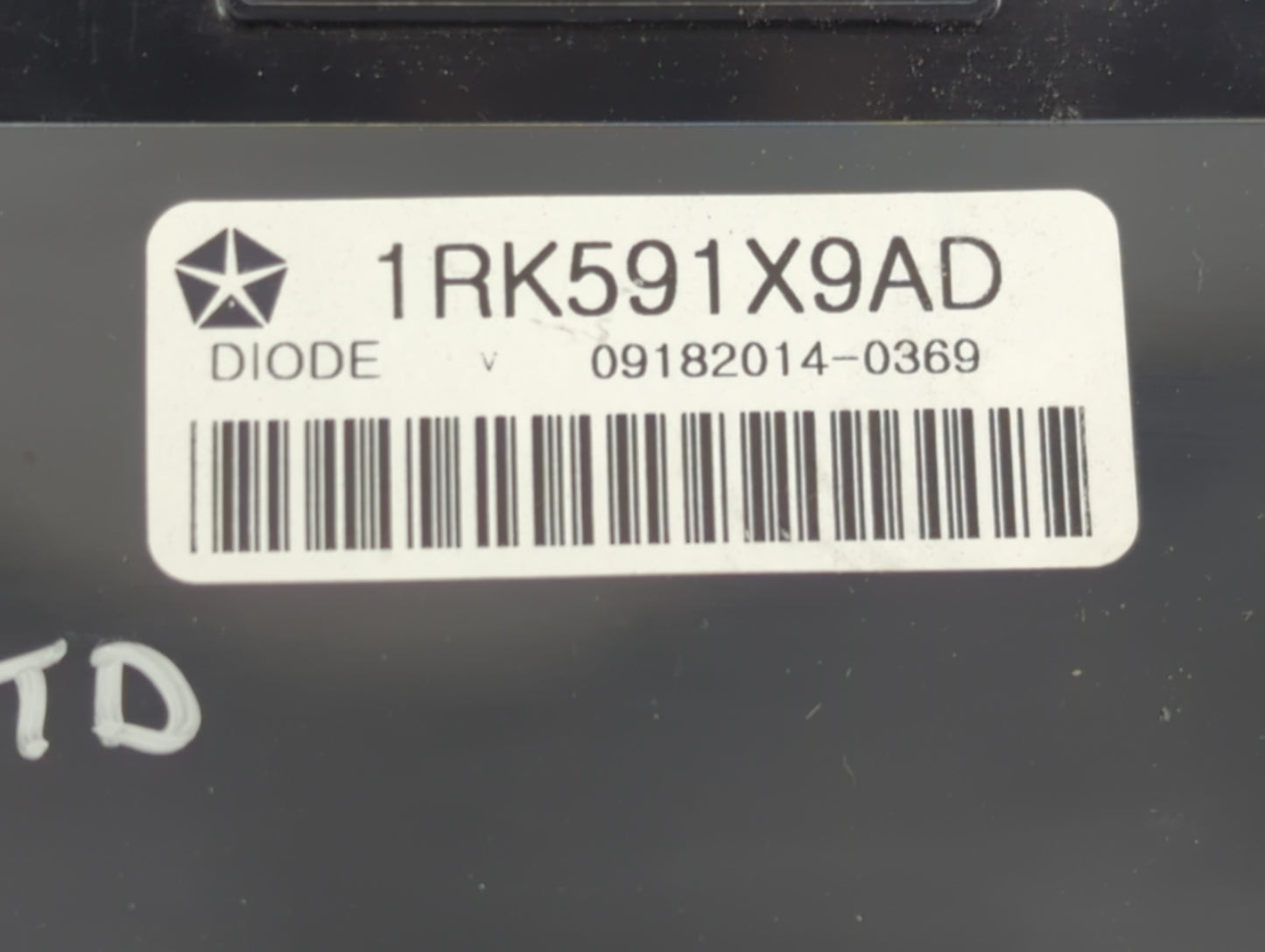 2014 Dodge Journey Climate Control Module Temperature AC/Heater Replacement P/N:1RK591X9AD Fits OEM Used Auto Parts - Oemuse