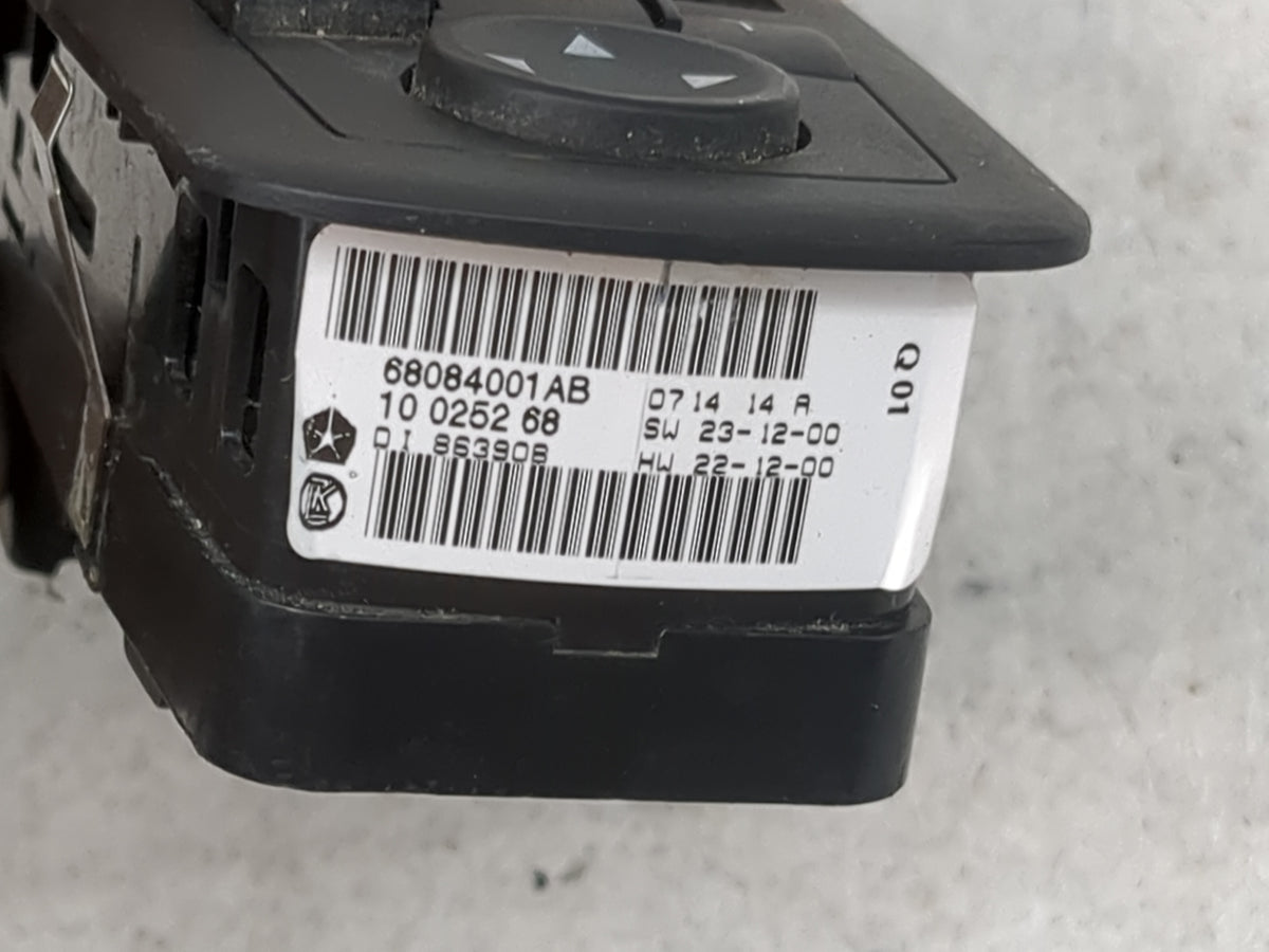 2014 Dodge Journey Master Power Window Switch Replacement Driver Side Left P/N:68084001AB 10025268, DI 863908 Fits OEM Used