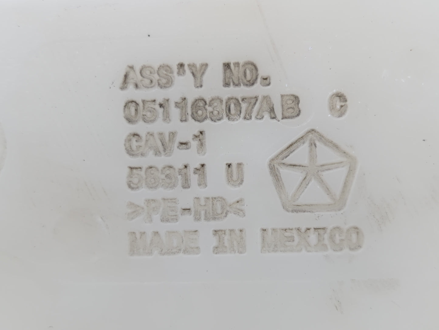 2014 Dodge Journey Windshield Washer Fluid Reservoir Bottle Oem - Oemusedautoparts1.com