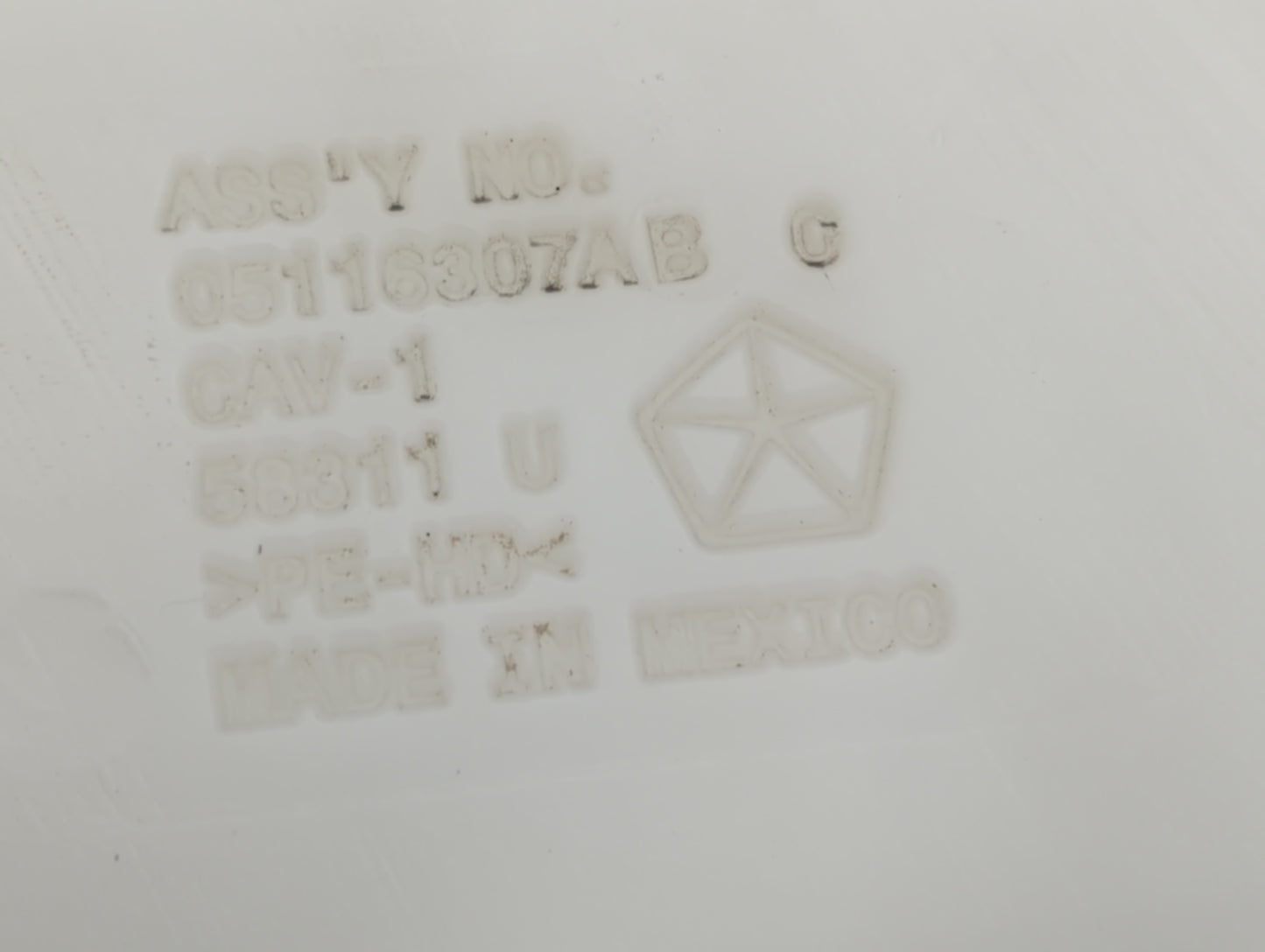2014 Dodge Journey Windshield Washer Fluid Reservoir Bottle Oem - Oemusedautoparts1.com