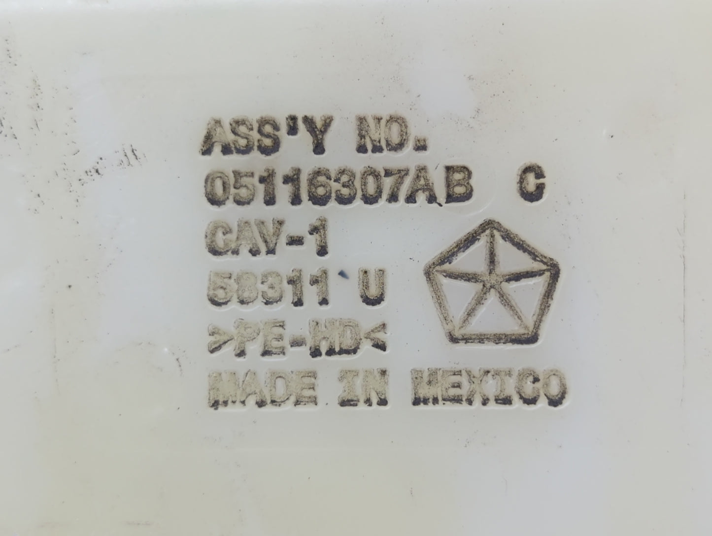 2014 Dodge Journey Windshield Washer Fluid Reservoir Bottle 814003 - Oemusedautoparts1.com
