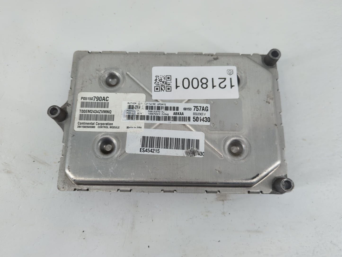 2014 Dodge Ram 1500 PCM Engine Control Computer ECU ECM PCU OEM P/N:P05150790AC Fits OEM Used Auto Parts - Oemusedautoparts1