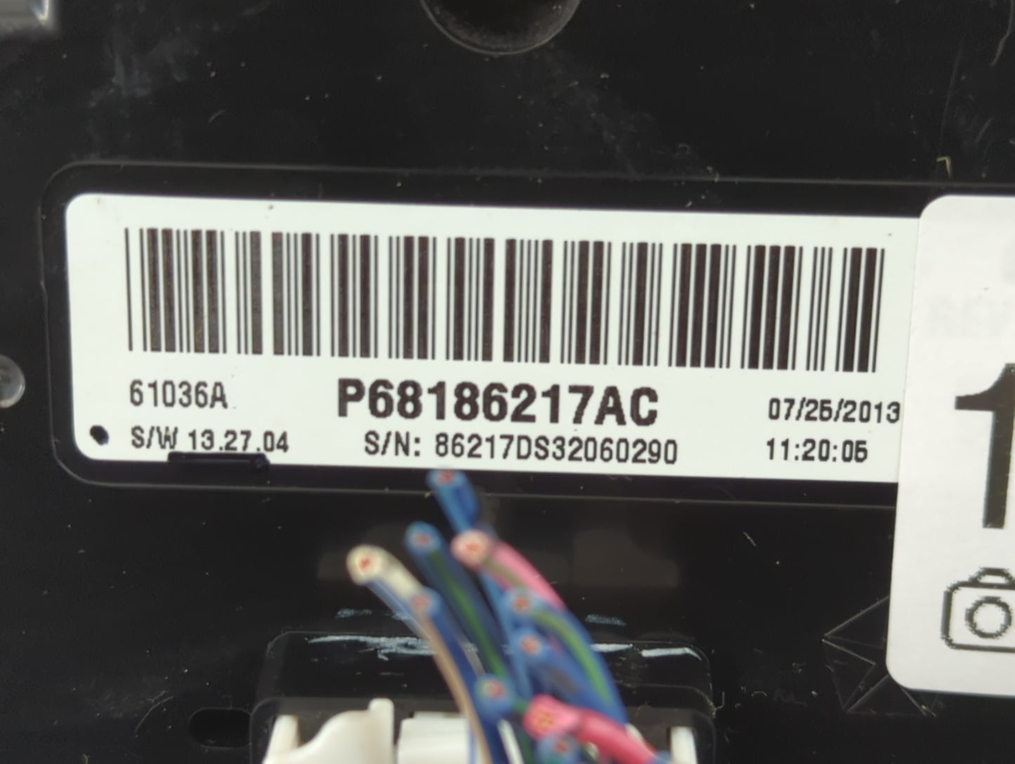 2014 Dodge Ram 1500 Climate Control Module Temperature AC/Heater Replacement P/N:P68186217AC Fits OEM Used Auto Parts - Oemu