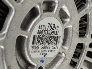 2014 Dodge Ram 1500 Alternator Replacement Generator Charging Assembly Engine OEM P/N:4801769AD Fits OEM Used Auto Parts