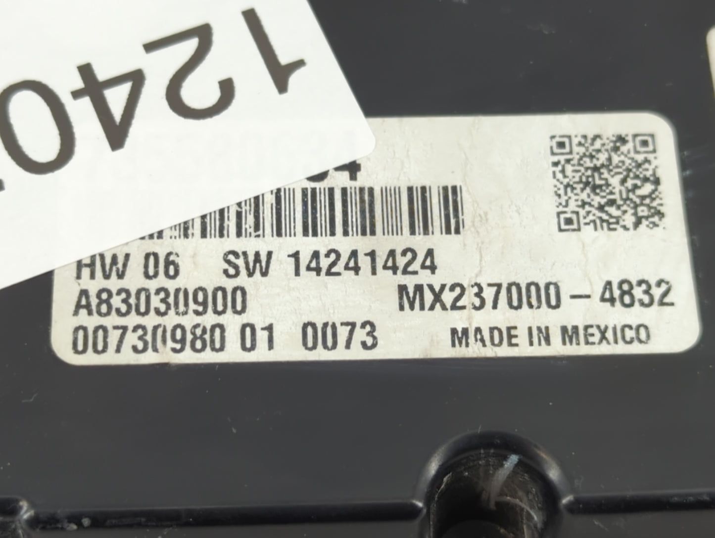 2014 Fiat 500 Climate Control Module Temperature AC/Heater Replacement P/N:MX237000-4832 Fits OEM Used Auto Parts - Oemuseda
