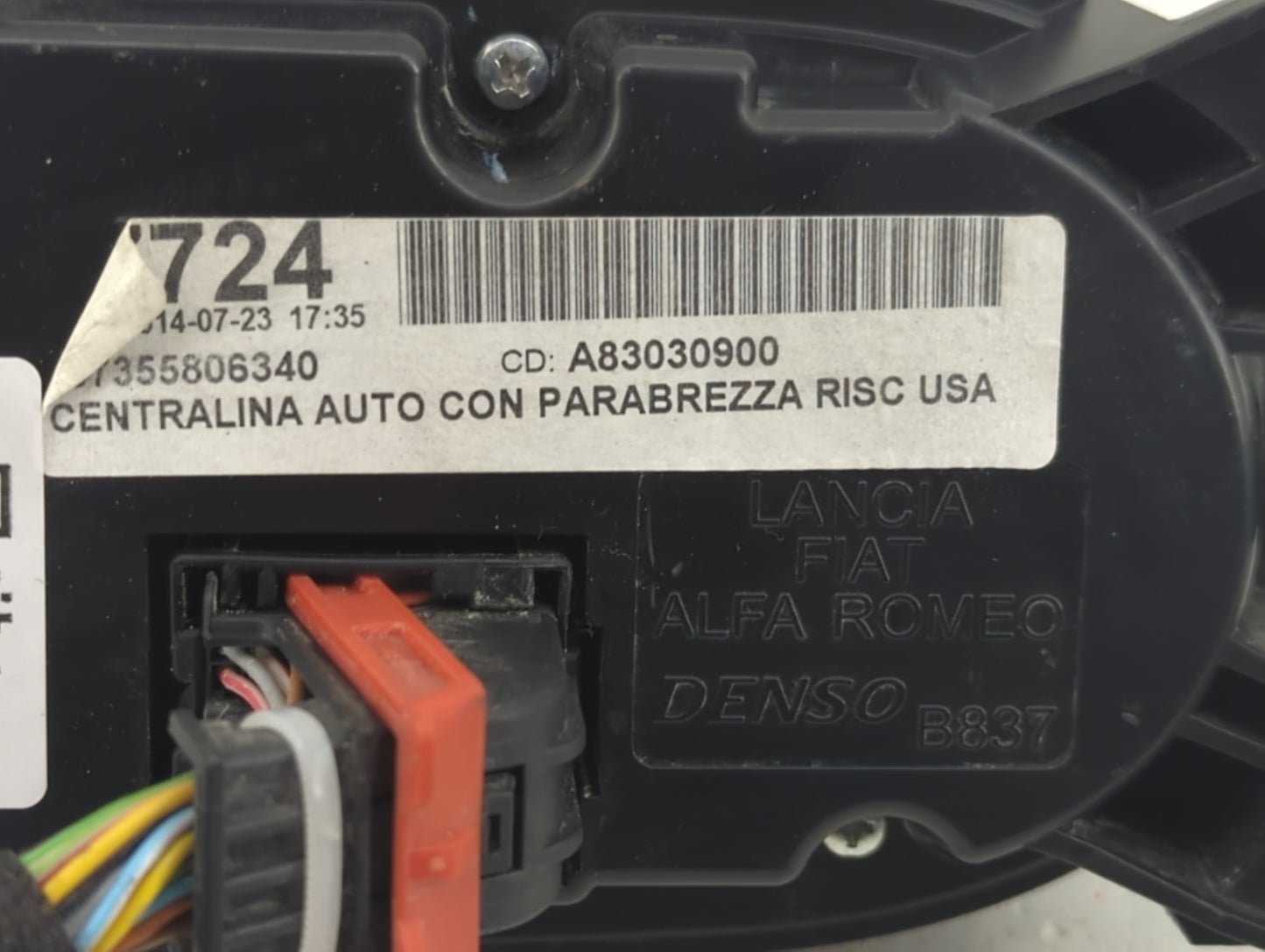 2014 Fiat 500 Climate Control Module Temperature AC/Heater Replacement Fits OEM Used Auto Parts - Oemusedautoparts1.com