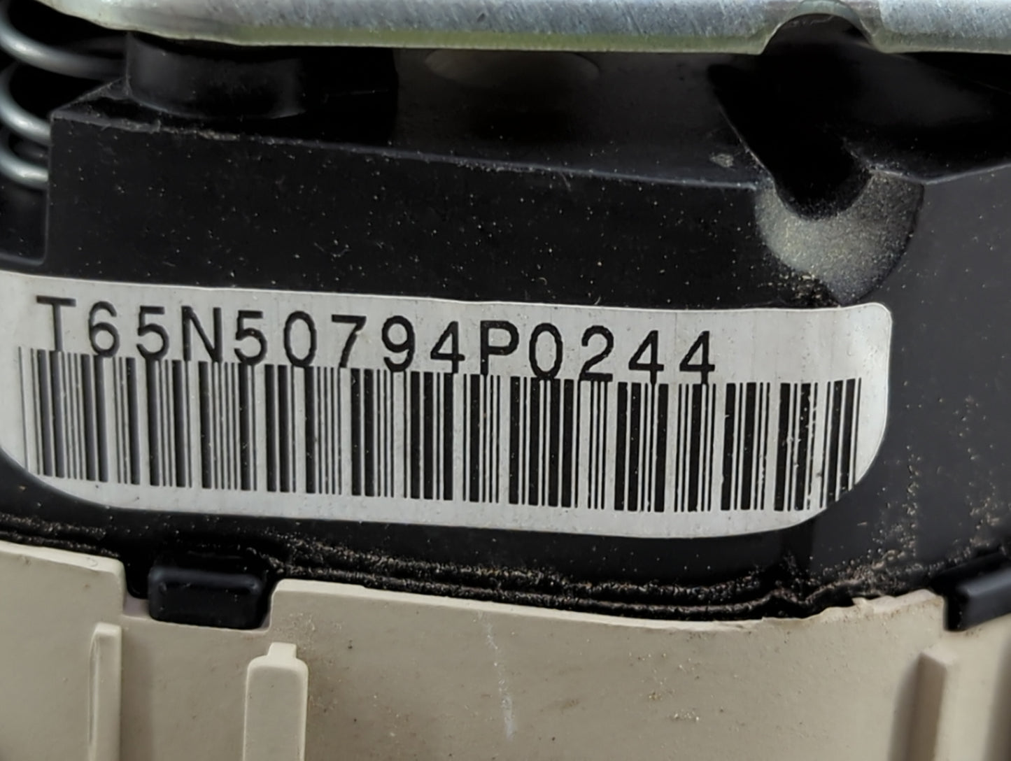 2014 Fiat 500 Air Bag Driver Left Steering Wheel Mounted P/N:T65N50794P0244 4S5 438 3H COT, BAM PT1-1031 ADPS Fits OEM Used