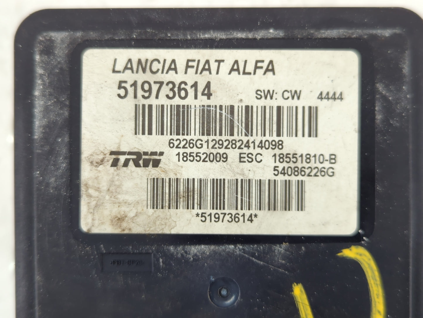 2014 Fiat 500 ABS Pump Control Module Replacement P/N:51973614 Fits OEM Used Auto Parts - Oemusedautoparts1.com