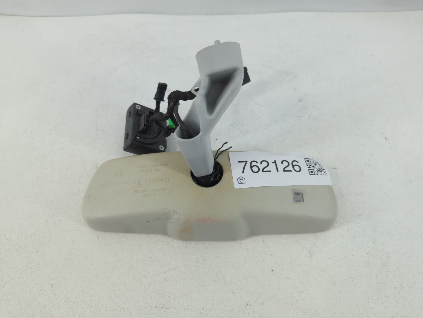 2014 Fiat 500 Interior Rear View Mirror Replacement OEM P/N:1E3021035 Fits OEM Used Auto Parts - Oemusedautoparts1.com