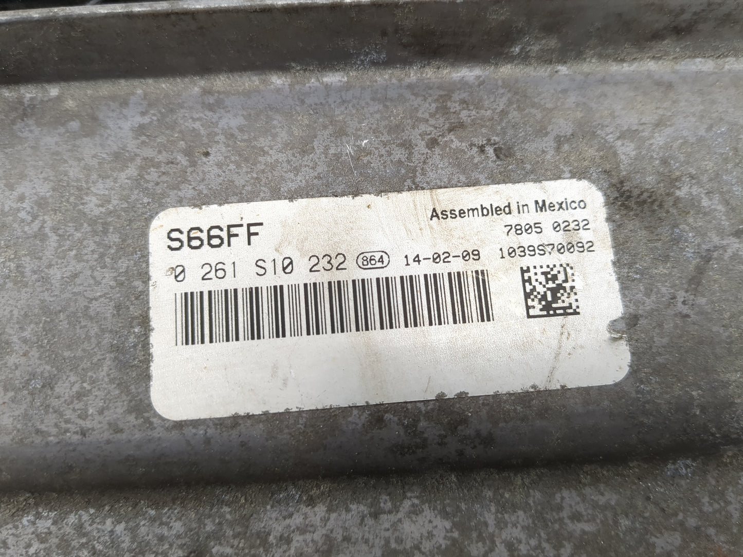 2014 Ford E250 PCM Engine Control Computer ECU ECM PCU OEM P/N:DC2A-12A650-ED 9C2A-12B684-AE, 0261S10232 Fits Fits 2013 OEM