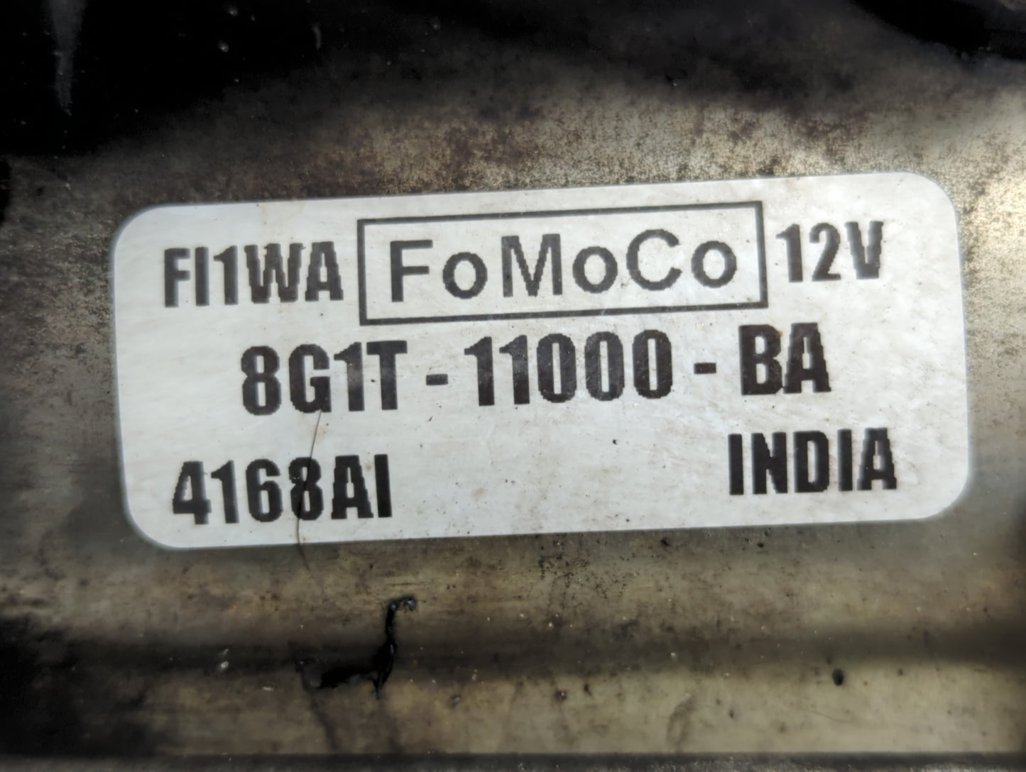 2007-2018 Ford Edge Car Starter Motor Solenoid OEM P/N:8G1T-11000-BA Fits OEM Used Auto Parts - Oemusedautoparts1.com