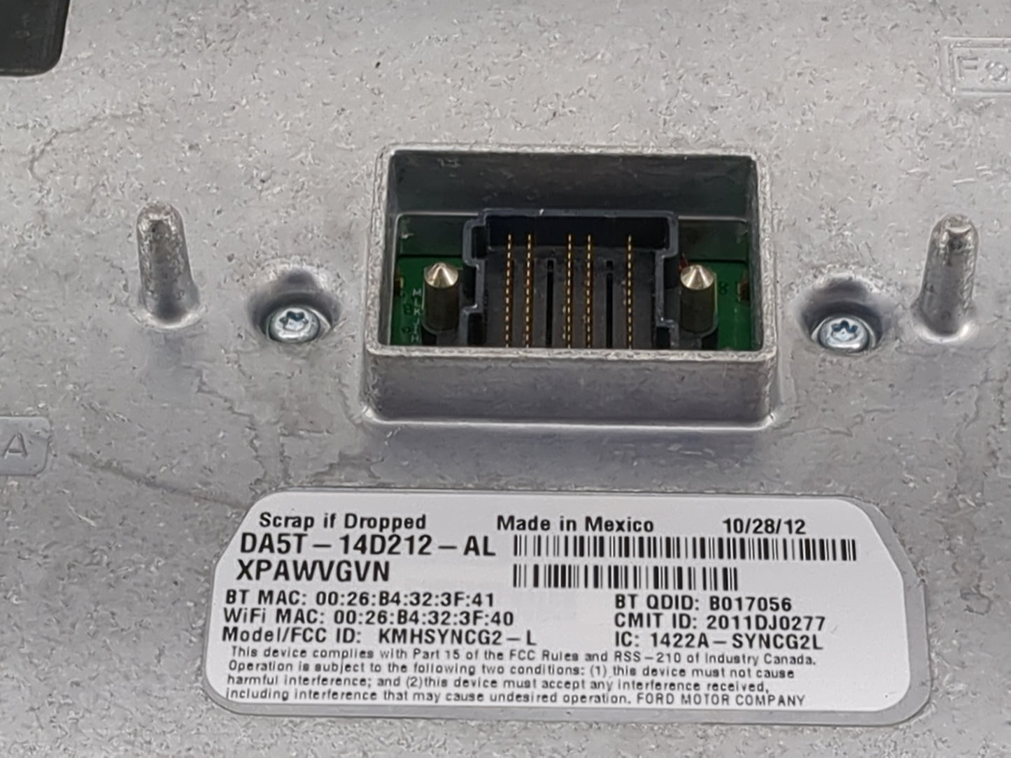 2011-2014 Ford Edge Communication Control Module - Oemusedautoparts1.com