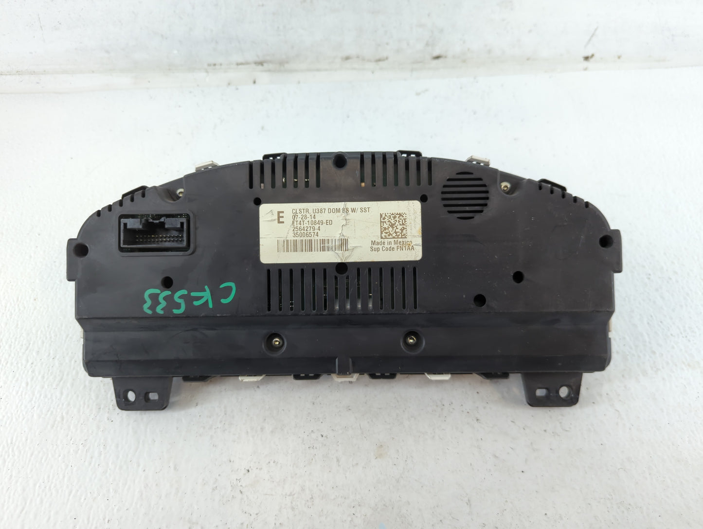 2014 Ford Edge Instrument Cluster Speedometer Gauges P/N:35006574 2564279-4, ET4T-10849-ED Fits OEM Used Auto Parts - Oemuse